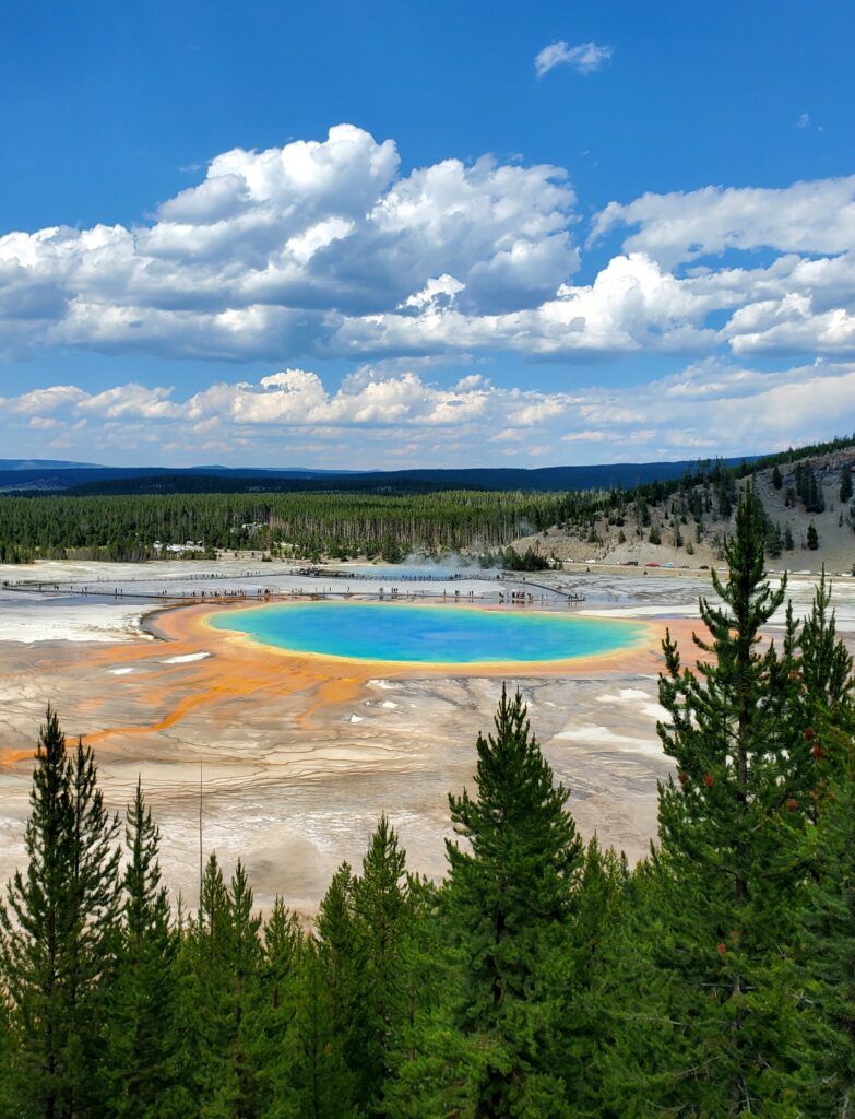 Grand Prismatic Spring at Yellowstone National Park